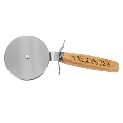 9 1/4" Bamboo Pizza Cutter