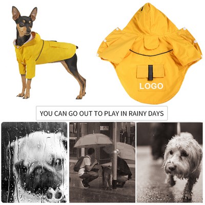 Pet Rain Coat With Pocket