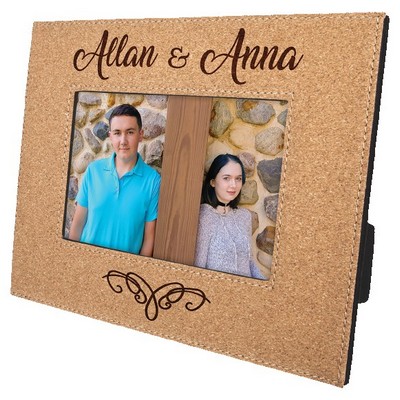 Engraved Cork Photo Frame, 6 3/4" x 8 3/4"