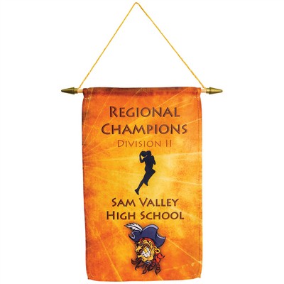 9.5" x 15.75" Banner with Cord