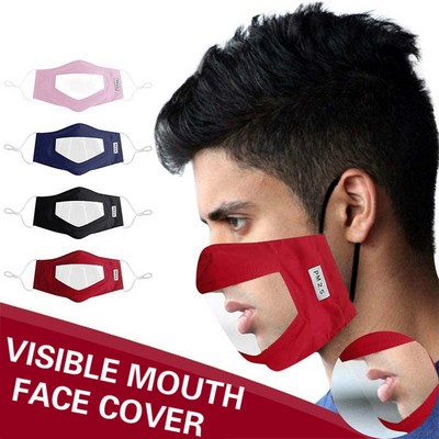 Integrated Transparent Cotton Mask