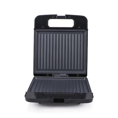 Press Grill Sandwich Maker Open 180 Degress Countertop Cooking Burgers Steak Grilled Cheese Barbecue