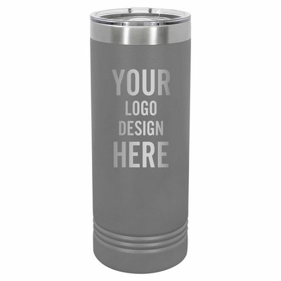 Personalized Polar Camel 22 oz Skinny Tumbler - Powder Coated