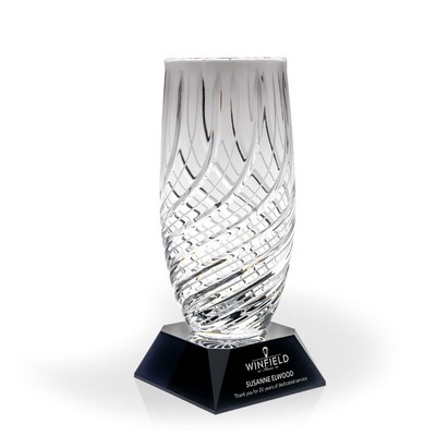 Candi Lead Crystal Vase on Base