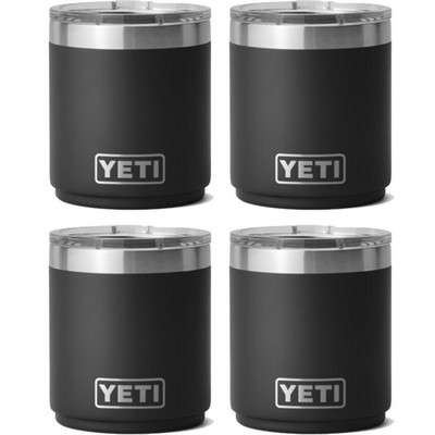 YETI® Rambler® 10 Oz. Black Lowball Tumbler