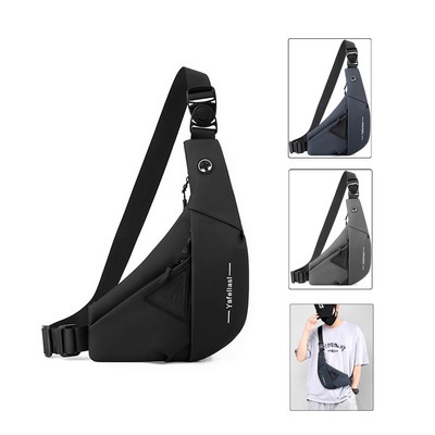 Nylon Male One-shoulder Chest Bag Crossbody Sling Backpack