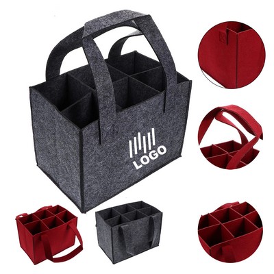 6 Bottle Wine Bag With Divider