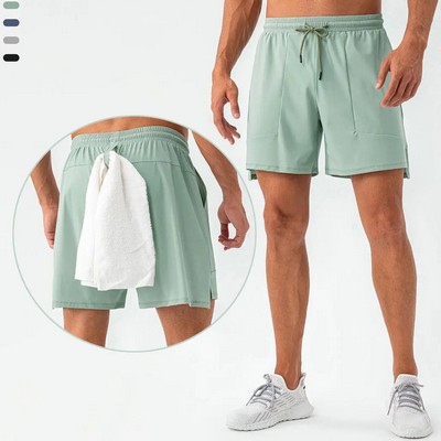 Men's Quick Drying Running Fitness Training Sports Shorts Men