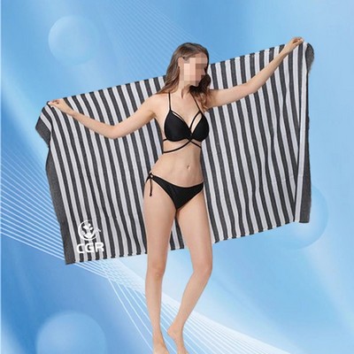 Chic Striped Turkish Beach Towel