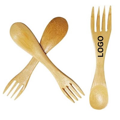 2-in-1 Bamboo Cutlery Spork