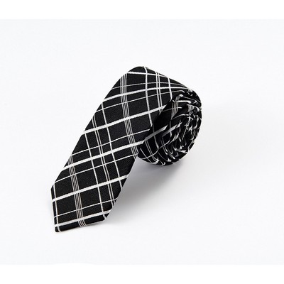 Dark style silk neck Tie