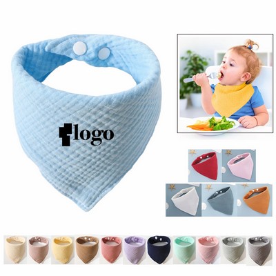 Muslin Baby Bibs Bandana Drool Cotton