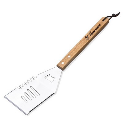 BBQ Spatula Tool w/ Wood Handle