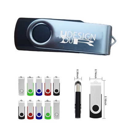 2.0 Swivel Twister Flash Drive 4GB