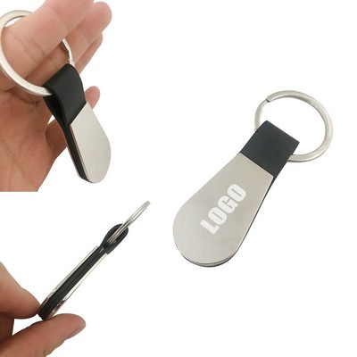 Metal PU leather Car Key Chain