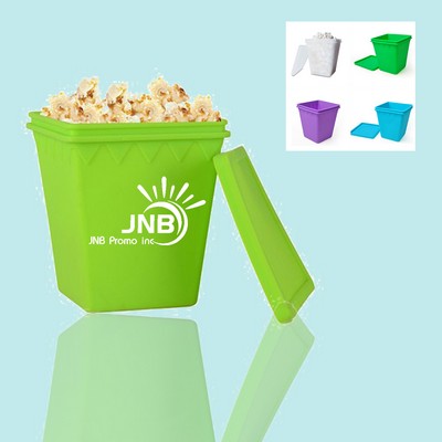 Silicone Square Popcorn Bowl