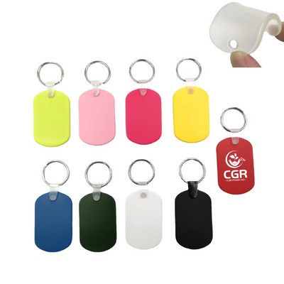 Oval Shape PVC Key Holder