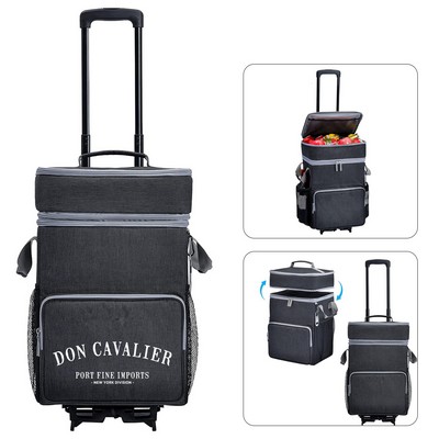 72 Can Large Rolling Cooler Bag