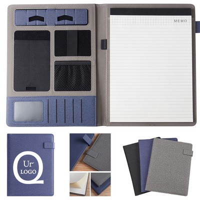 A4 Multi-Functional Leather Business Portfolio