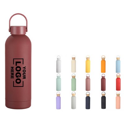 25oz Sports Water Bottle with Handle for Gym and Outdoor Activities