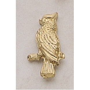 Cardinal on Branch Marken Design Cast Lapel Pin (Up to 1")