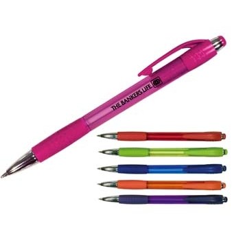 Mardi Gras Grip Pen (Spot Color)