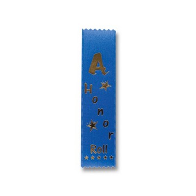 2"x8" A Honor Roll Stock Lapel Award Ribbon