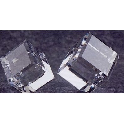 2¾" Optic Crystal Standing Cube