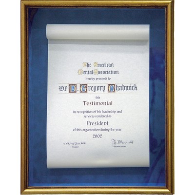 Illuminated Parchment Scroll Awards (15"x18")