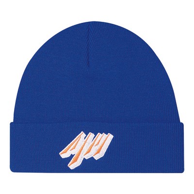 Solid Acrylic Cuff Beanie