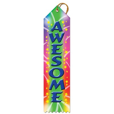 Awesome Point Top Award Ribbon