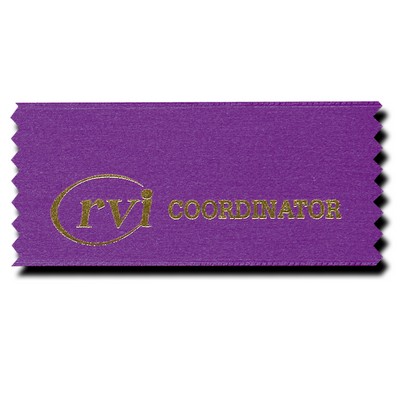 Custom Horizontal Badge Ribbon