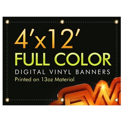 4'x12' Vinyl Banner -SS