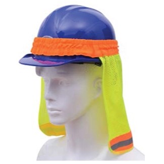 GSS™ Orange Hard Hat Mesh Sun Shield