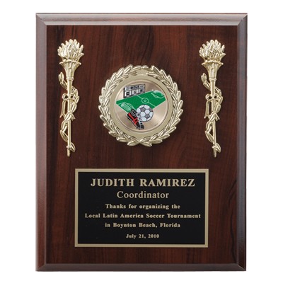 Plaque w/Black Plate Takes Insert (8"x10")