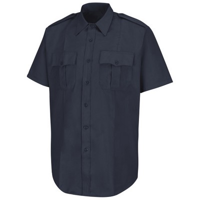 Horace Small - New Dimension Stretch Poplin Short Sleeve Dark Navy Shirt