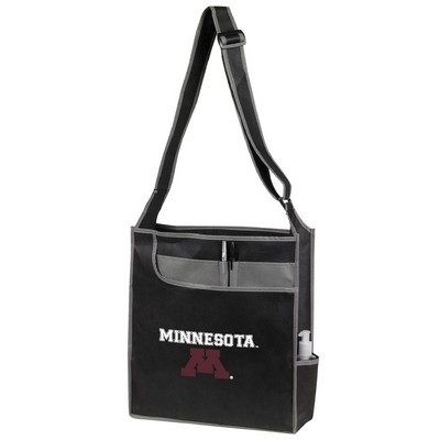 Multi-Pocket Messenger Shoulder Tote