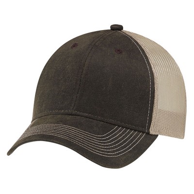 Weathered Polycotton/Soft Polyester Cap