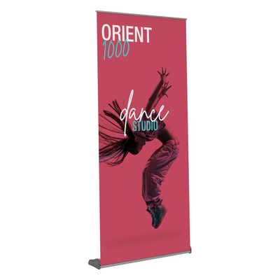 Orient 1000 Silver Retractable Banner Stand