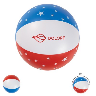 USA-Inspired Beach Ball (Stars)