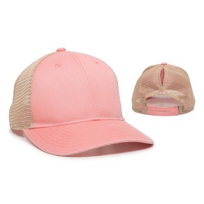 Outdoor Cap® Ladies Ponytail Meshback Cap