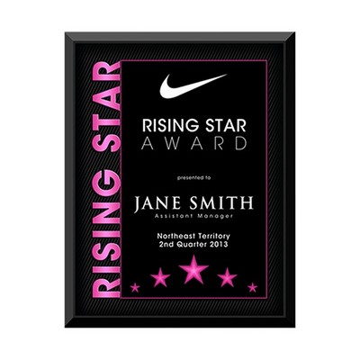 9" x 12" Themed Plaque - Pink