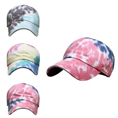 Tie Dye Baseball Cap (100% Cotton)