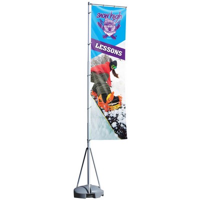 ONE CHOICE® Mondo Flag 13 ft. (Single-Sided Graphic Package)