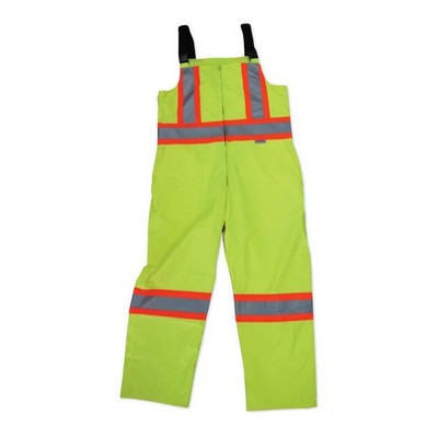 Full Coverage Lime Green Bib Rain Pants