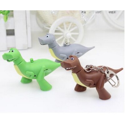 Dinosaur LED Sound Keychain