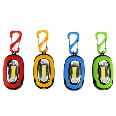 Magnet COB Keychain w/Carabiner