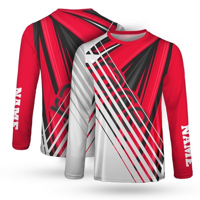 Custom Full Color Dye Sublimation Long Sleeve T-Shirt