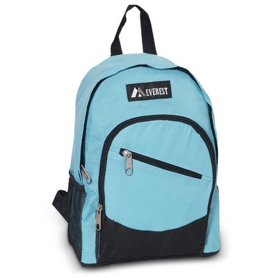 Everest Junior Slant Backpack, Turquoise Blue/Black