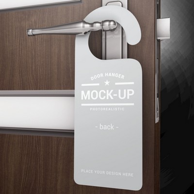 Rounded Open Custom Door Hanger